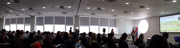 MuseumNext delegates looking at Touch Van Gogh app