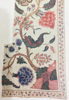 Border fragment, Coromandel coast, India, Early 18th century. V&A: IM.50a-1919 © Victoria and Albert Museum, London