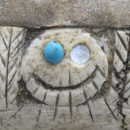 Detail showing an area of missing decoration © Johanna Puisto Victoria and Albert Museum, London