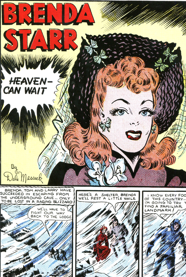 Brenda Starr #4 1948. Dale Messick's fashion conscious reporter.