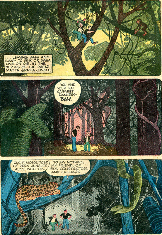 Page from Captain Easy #12 © N.E.A Services Inc. 1948