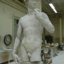 PICTURE 1 : David in the Brussels plaster cast workshop ©KMKG-MRAH, Brussels
