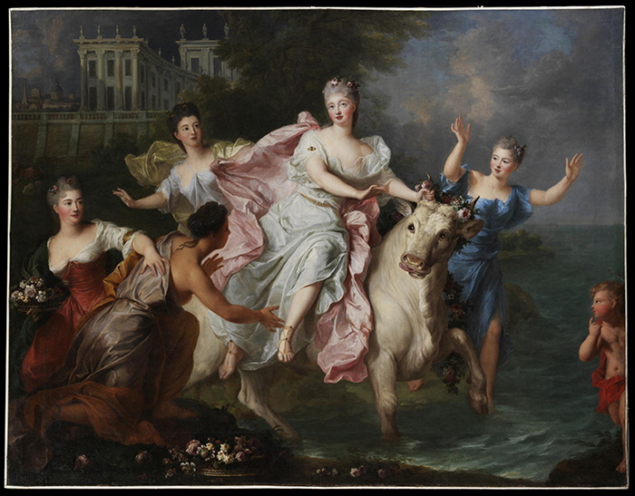 The Rape of Europa, Pierre Gobert, 1710-1720, France (Paris), oil on canvas, Museum no. 549-1882, © Victoria and Albert Museum, London