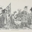 Copyright Victoria and Albert Museum. 'Fancy Dresses Described, or What to Wear at Fancy Balls' by Ardern Holt (5th edition) published in England for Debenham & Freebody by Wyman and Sons 1887