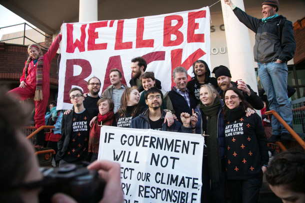 The Heathrow 13. Sentencing day at Willesden Magistrate's Court, North London, 24 February 2016. Photograph by Kristian Buus