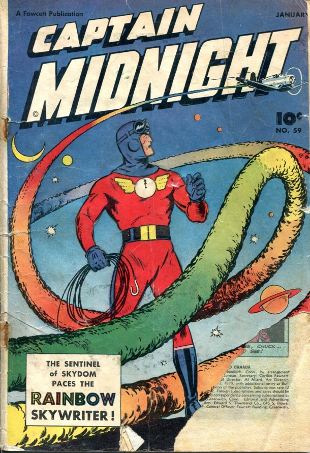 Captain Midnight # 59, 1948 © Fawcett Publ. Inc.