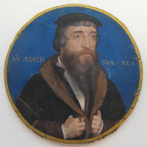William Roper (1493/94–1578), by Hans Holbein the Younger, 1535/36, The Metropolitan Museum of ArtRogers Fund 1950. Accession number: 50.69.1 Photography by Victoria Button. Removed from locket