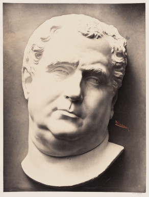 42598 ECOLES MUNICIPALES Etudes de Dessins d’apres l’Antique et les Grands Maîtres; Albumen print of a plaster cast of a sculpture photographed by Adolphe Bilordeaux in 1864.