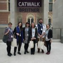 From left to right: Rachael Catherine Lee, Lilia Prier Tisdall, Zoe Lanceley, Lara Flecker, Paul Sohi, Rachael Lee