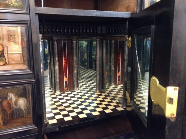Cabinet with scenes from the Parable of the Prodigal Son, Antwerp, 1640-60. Museum no. W.61:1 to 3-1923. © Victoria and Albert Museum, London