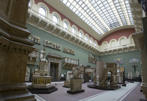 The New Weston Cast Court Galleries after refurbishments Victoria and Albert Museum