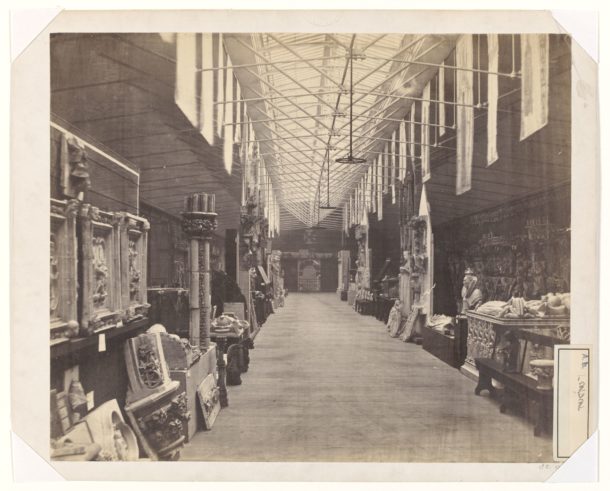 Interior view of the architectural casts gallery albumen print, c. 1860 Victoria and Albert Museum