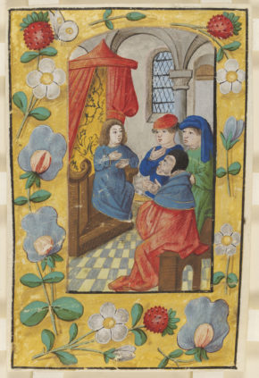 9017, leaf from Book of Hours, Netherlands, ca. 1500. © V&A Museum