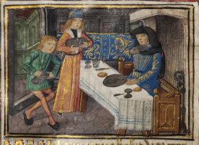 MSL/1918/475 folio1 r, Book of Hours (the Playfair Hours), France, 1480s. © V&A Museum