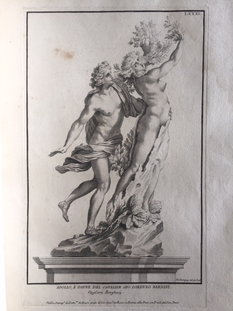 Apollo and Daphne by Gian Lorenzo Bernini, engraved by Nicolas Dorigny © V&A Museum
