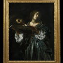 Oil painting depicting 'Salome (or Herodias) with the Head of John the Baptist' by Carlo Dolci. Italy, ca. 1665-1670.