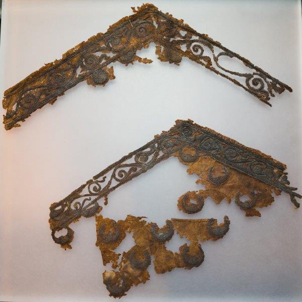 The Trondheim stockings. Photo: Henning Grøtt © Nidaros Cathedral Restoration Workshop, Trondheim