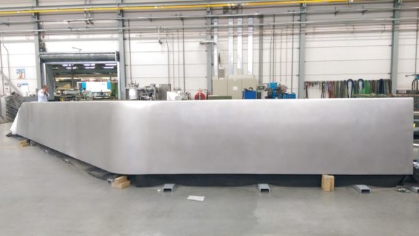 Image of balustrade in progress