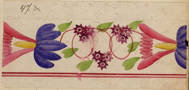 Fig. 5 Décor 47, Maastricht earthenware decorations, 1836-1969 © Het Geheugen van Nederland/Koninklijke Bibliotheek - Nationale bibliotheek van Nederland, 2003