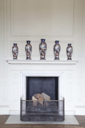 FIve-piece garniture, Arita, Hizen province, Japan, circa 1700-, Dunham Massey Cheshire.