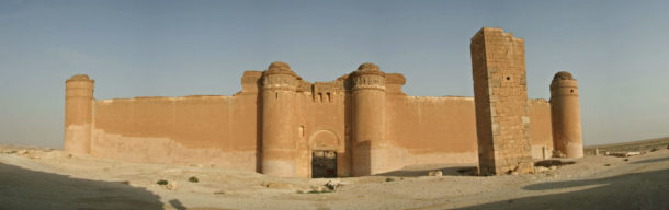 Umayyad desert castle Qasr al-Hayr al-Sharqi in the middle of the Syrian Desert. © Eric Albers