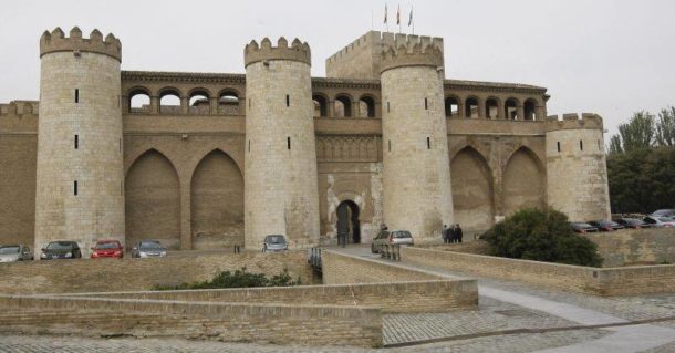 Aljaferia Palace in the Taifa of Zaragoza of Al-Andalus, © Victor Borges