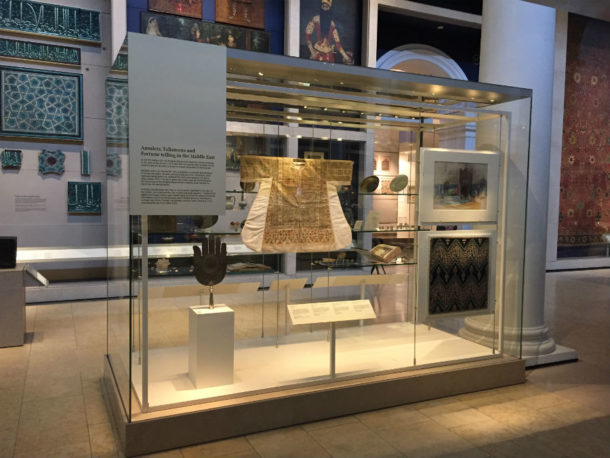 Amulets, Talsimans and Fortune-telling in the Middle East display in the Jameel gallery © Behnaz Atighi Moghaddam