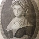 Portrait of Elizabeth Raffald published in, The Experienced English Housekeeper, 1803.