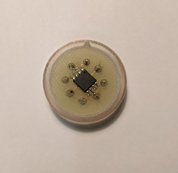 Integrated Circuit Buttons, Becky Stewart