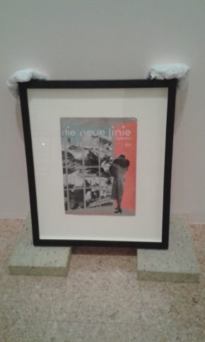 Proof for front cover for 'die neue linie', NAL 38041800796336.