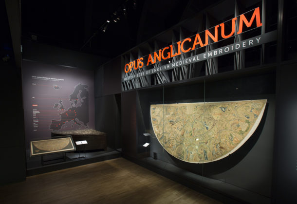 Cope chest on display at the V&A