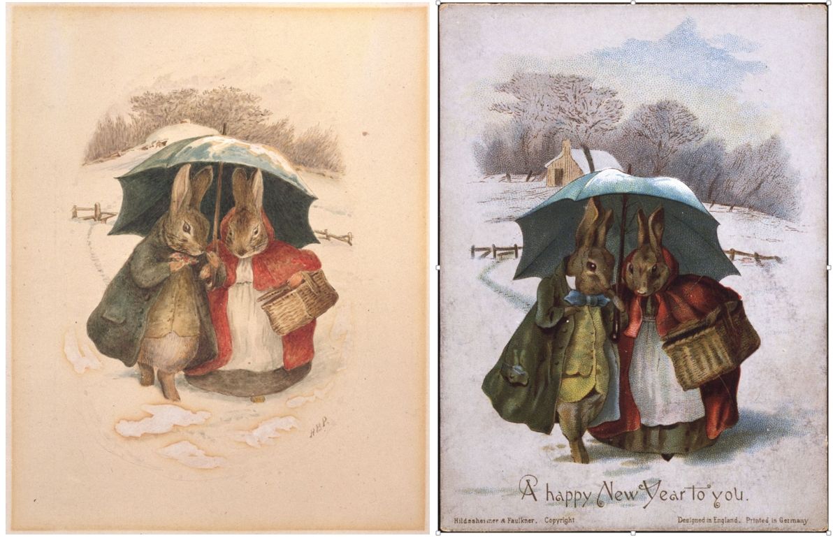 Beatrix Potter Christmas Cards 