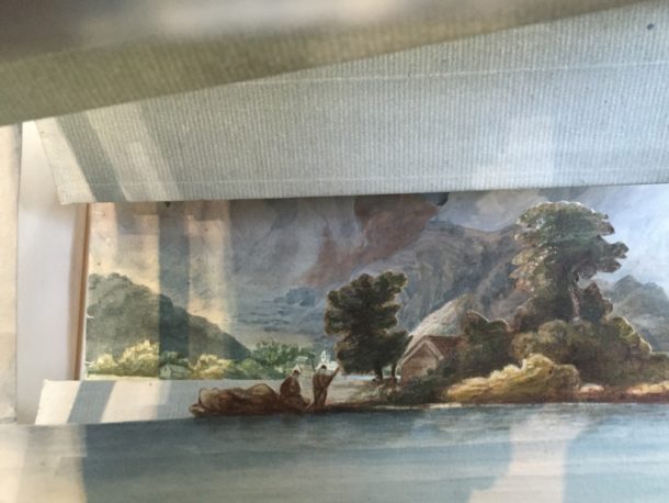 Fig. 7. Detail from the Angostura peepshow - fishermen