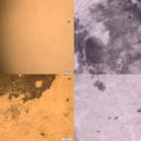 The surface of polystyrene under the optical microscope exposed to different conditions