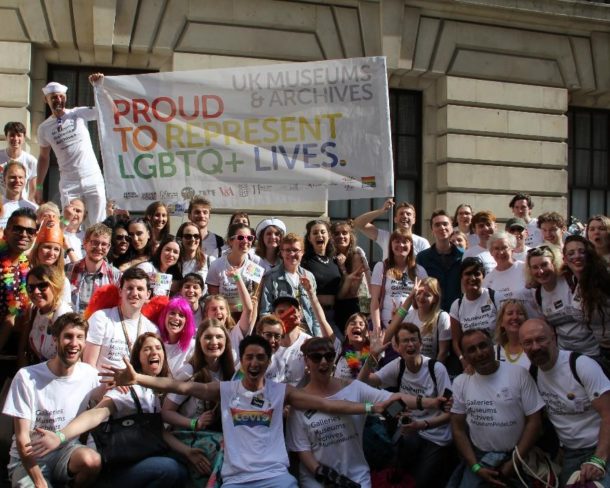 Just some of the museum, library, archive and gallery colleagues we marched alongside