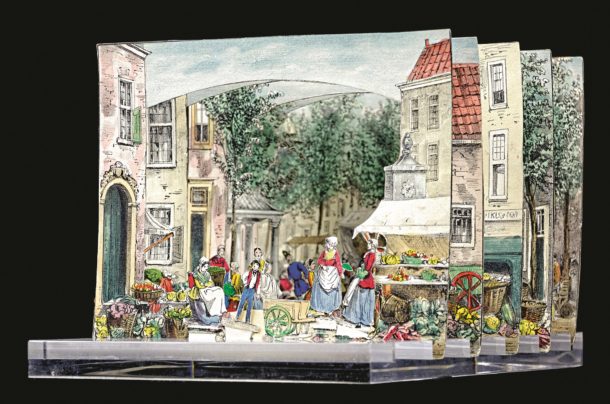 Fig.2. Groenmarkt, The Hague, ca.1860.
