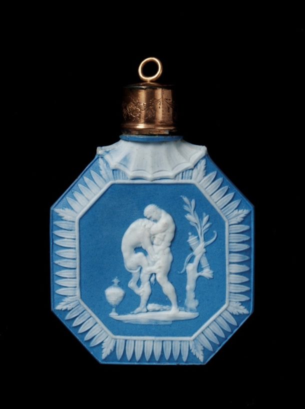 Jasperware scent bottle