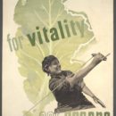 "For vitality eat greens”, poster, Hans Schleger, ca. 1942-1944