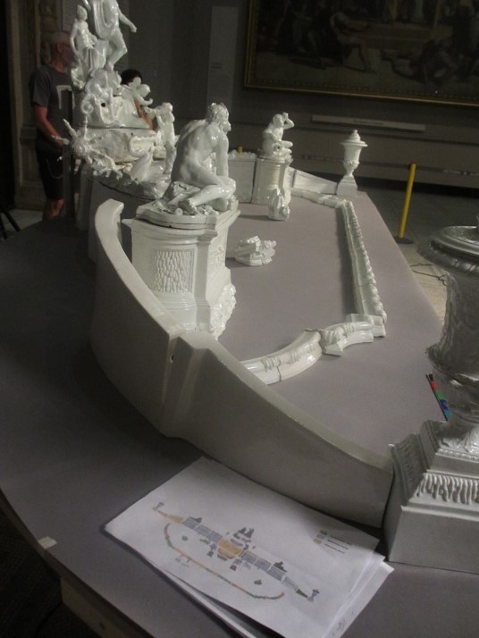 Clear plans were essential to ensure all the pieces were correctly positioned © Victoria and Albert Museum, London