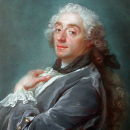 Portrait of François Boucher, reception piece by Gustaf Lundberg for the Académie Royale de Peinture presented on January 28, 1741. Musée du Louvre