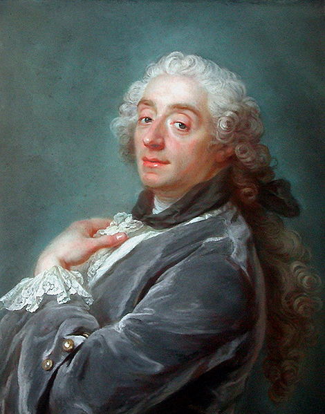 Portrait of François Boucher, reception piece by Gustaf Lundberg for the Académie Royale de Peinture presented on January 28, 1741. Musée du Louvre