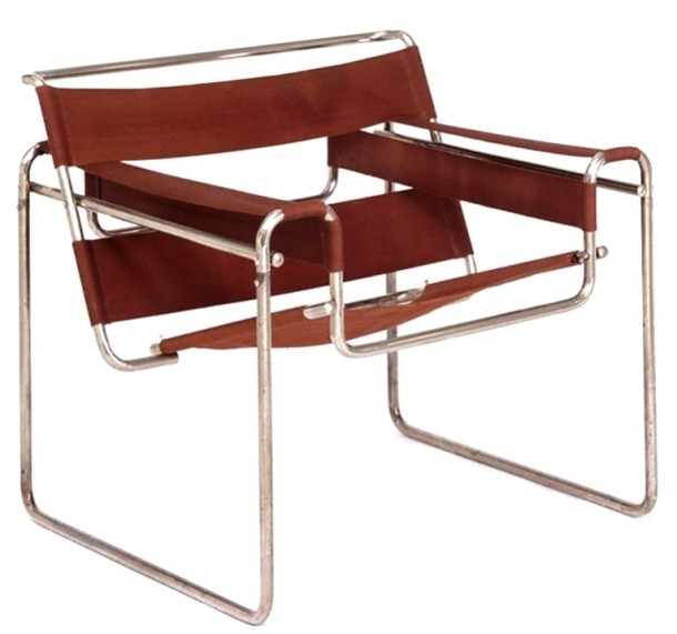 Marcel Breuer, model B3 club chair, designed at the Bauhaus school, 1925; this example was made by Standard Möbel (1927) or Thanet (1928). Museum no. W.2-2005 © Victoria and Albert Museum, London / Marcel Breuer