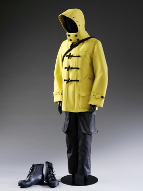 T.3-2015 Ensemble (coat, trousers, pair of boots, bag); Hunter, A/W 2014 Great Britain; China © Victoria and Albert Museum, London
