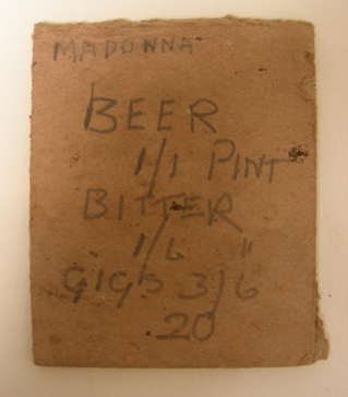 And additional note with very important information regarding the cos of beer in 1948