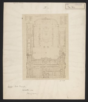 Plan for the Horticultural Society for the 1862 International Exhibition, 52:227. Victoria and Albert Museu, London