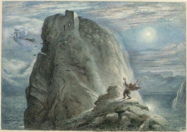 'The Witch’s Home No. 2: She’s Off', Richard Doyle, 1875. Museum no. 335-1880.