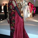 Cecilia Matteucci Lavarini wears an evening gown designed by Biki to the party which opened the V&A exhibition.