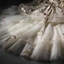 Detail of the tulle train of the Flowerbomb dress by Ian Stuart, 2011 © V&A Collection