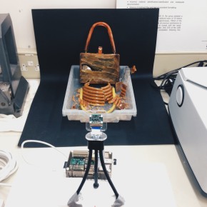 The current setup for a long duration time lapse. Its hoped that we might gain some insight into the decay rate by recording the progress over the next 6 months or so.