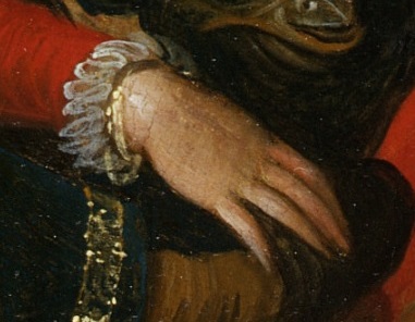Detail from 'Witches' Sabbath', oil painting, Frans Francken (II), Antwerp, 1606 V&A Dyce.3 © Victoria and Albert Museum, London